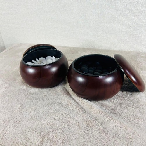 Go Stone & Bowl Set Clam & NACHI Black/White No 25 Used 77d | eBay