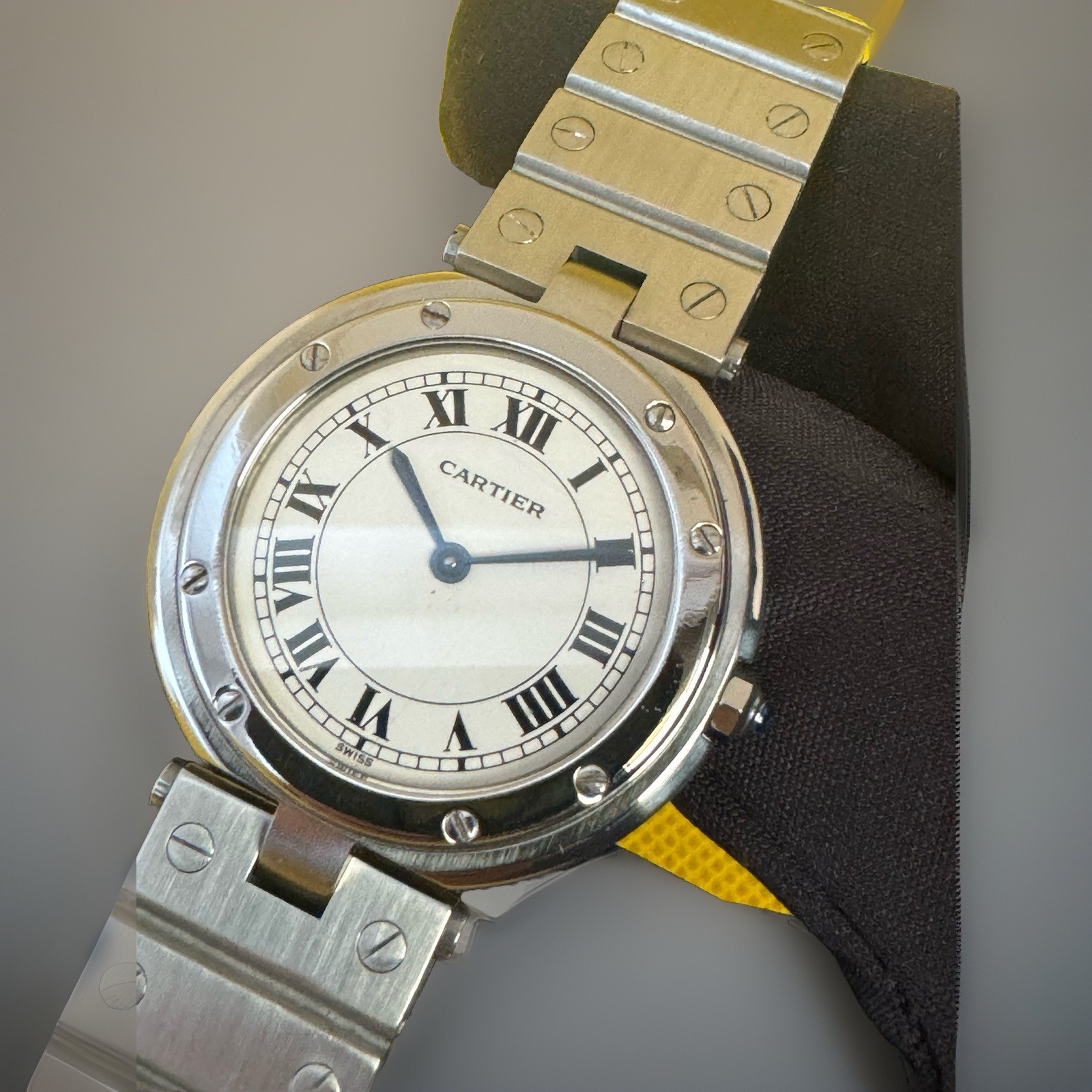 Cartier Santos Round Ref 8192 Steel