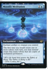 2025 Magic the Gathering Moonlit Meditation Enchantment Aura Extended Art Nr/Mt