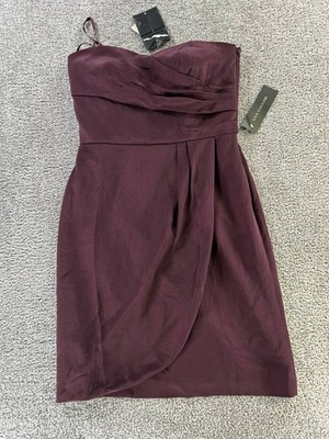 Ann Taylor Dress Womens 4 Burgundy Blouson New | eBay Ann Taylor Dress Womens 4 Burgundy Blouson New | eBay