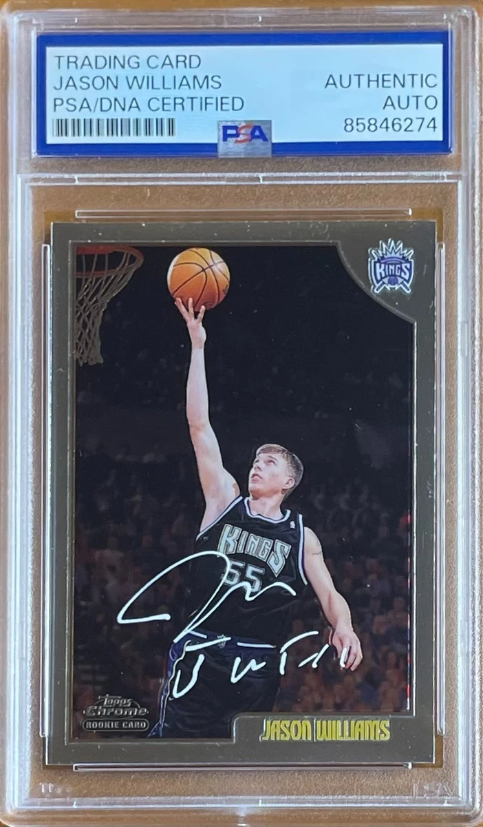 Jason Williams Basketball Autographed Sports Trading Cards
