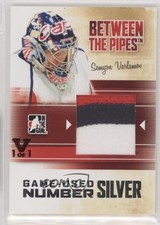 2010-11 ITG Between the Pipes Silver Jersey Vault Violet 1/1 Semyon Varlamov 0c6