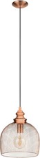 Image of EGLO 49738 STRAITON Pendant Light in Copper