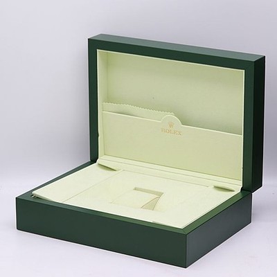 Rolex Uhrenbox Gehäuse Grün Leder Holz 39143.71 XL Original