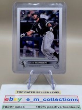 JAKE BURGER 2022 Topps Series One ROOKIE Card #186 Chicago White Sox MT-GEM MT