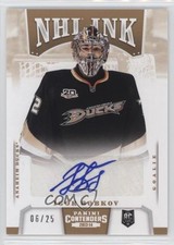 2013-14 Panini Playoff Contenders NHL Ink Gold 6/25 Igor Bobkov #I-IB Auto 1r5