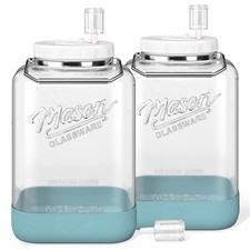 Large Fermentation Jars with Airlock, 2 Gallon Glass Jar with Lid
