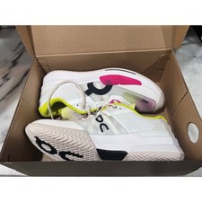 On THE ROGER Pro 2 Tennis Shoes Men  s 13 White Lime Pink NIB Federer