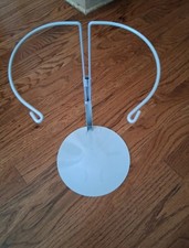 Vintage Kaiser White Metal Doll Stands For 16" - 26" Model 3301 7" Base 3-4.5"T