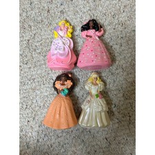 Vintage Mattel McDonalds Barbie Princess Figures Lot Of 4