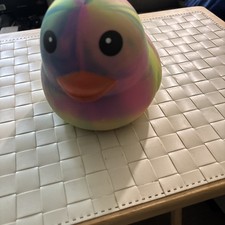 Sunny Days Jumbo Squeezy Duck   Tie-Dye Squishy Stress Relief Toy   New