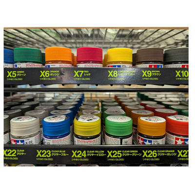 Tamiya Acrylfarbe 10ml Glanz Set (33 Farben) für Modellbau