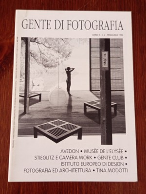 Gente di Fotografia n. 4, Photography magazine. Cover Dominique Bollinger