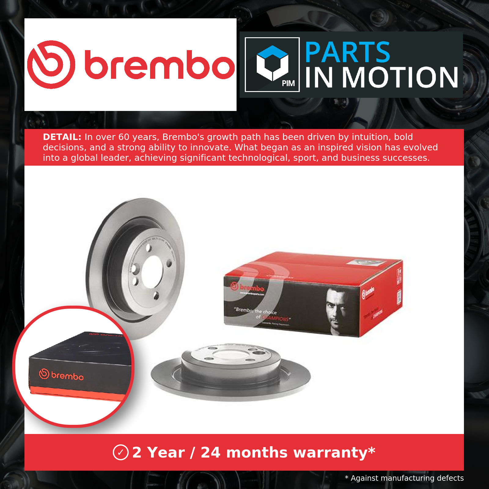 2x Brake Discs Pair Solid fits MINI COUPE COOPER R58 2.0D Rear 10 to 15 N47C20A - Image 2