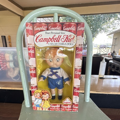 #ad Campbell#x27;s Campbell Kid Collectible Doll Eugene Advertising Character in Box $50.00