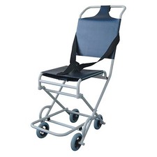 Lightweight Folding narrow Ambulance evacuation chair with 4 castors Roma 1824