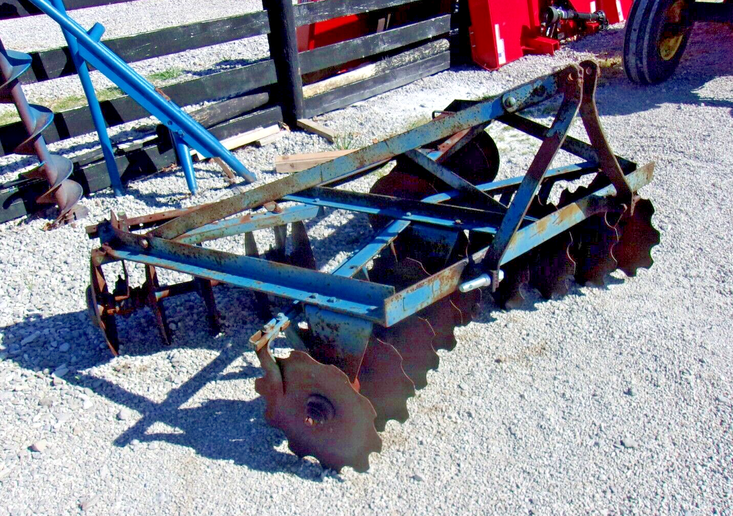 Used Blue 6 ft. 3 pt. Lift Disc Harrow (FREE 1000 MILE SHIPPING FROM KY ...