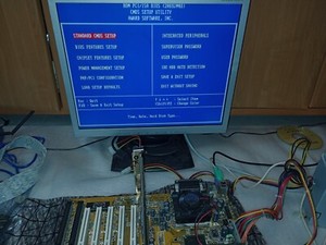 Tested nice motherboard MSI MS6161 Celeron 360MHz PC vintage gaming computer dos