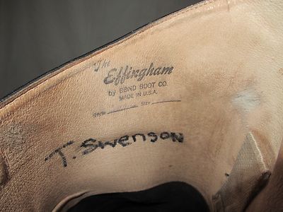Bottes d'équitation femme 6,5 Effingham By Bond Boot Co USA 200 L noir hautes
