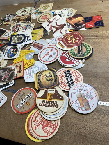 N. 6 Ancien LOT de 100 SOUS BOCKS de DIFFÉRENTES BRASSERIES Bière - Picture 4 of 4