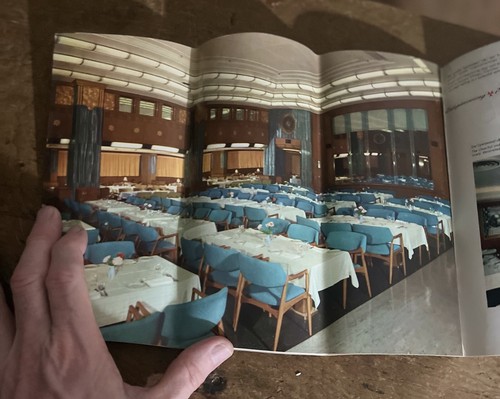 Hamburg Atlantik Linie S.S. Hanseatic ca 1960 16 lge pages booklet cruise ship - Bild 7 von 14