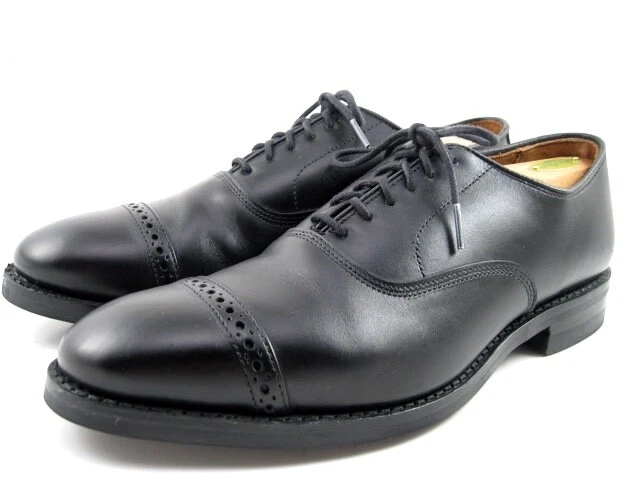 Allen Edmonds "FIFTH AVENUE" Hombre Gorra-Puntera Oxfords 9 D Negro DAINITE (577N) Foto 4 de 4