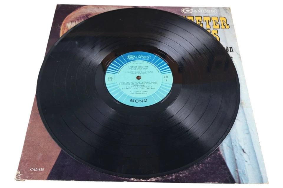 Skeeter Davis I Forgot More Than Youll Ever Know Vinyl 12" LP RCA Camden CAL-818 - Imagem 3 de 4