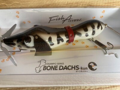 archeage fishing lure Fish Arrow BONE DACHS kun white coach dog 150mm Japanese Fishing Lure From  Japan