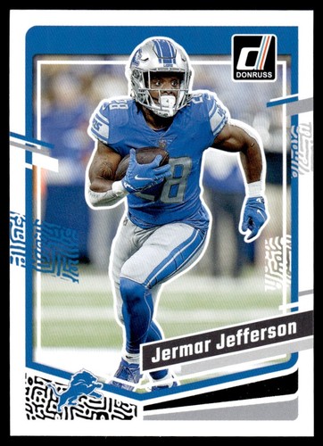 2023 Donruss Press Proof Blue Jermar Jefferson Detroit Lions #100