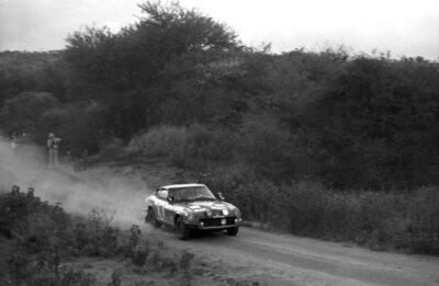 Hans Schuller and Dieter Steinmann Datsun 260Z 1975 Safari Rally Kenya Photo 7