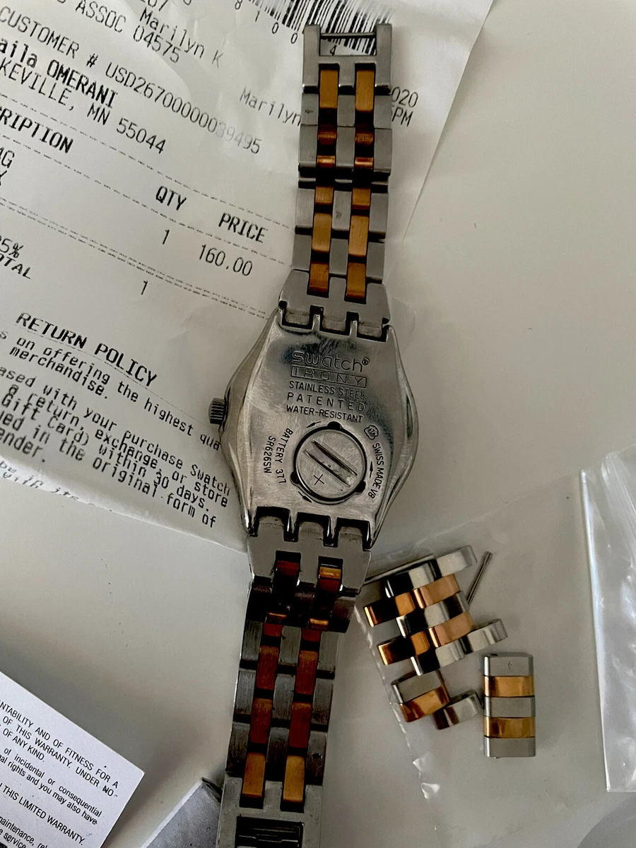 Prix bracelet swatch sale