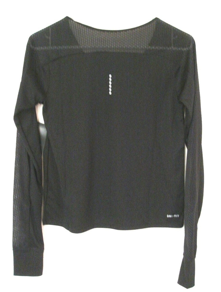 $40 Nike Dry Women XS Dri-Fit Long Sleeve T-Shirt Top 904891