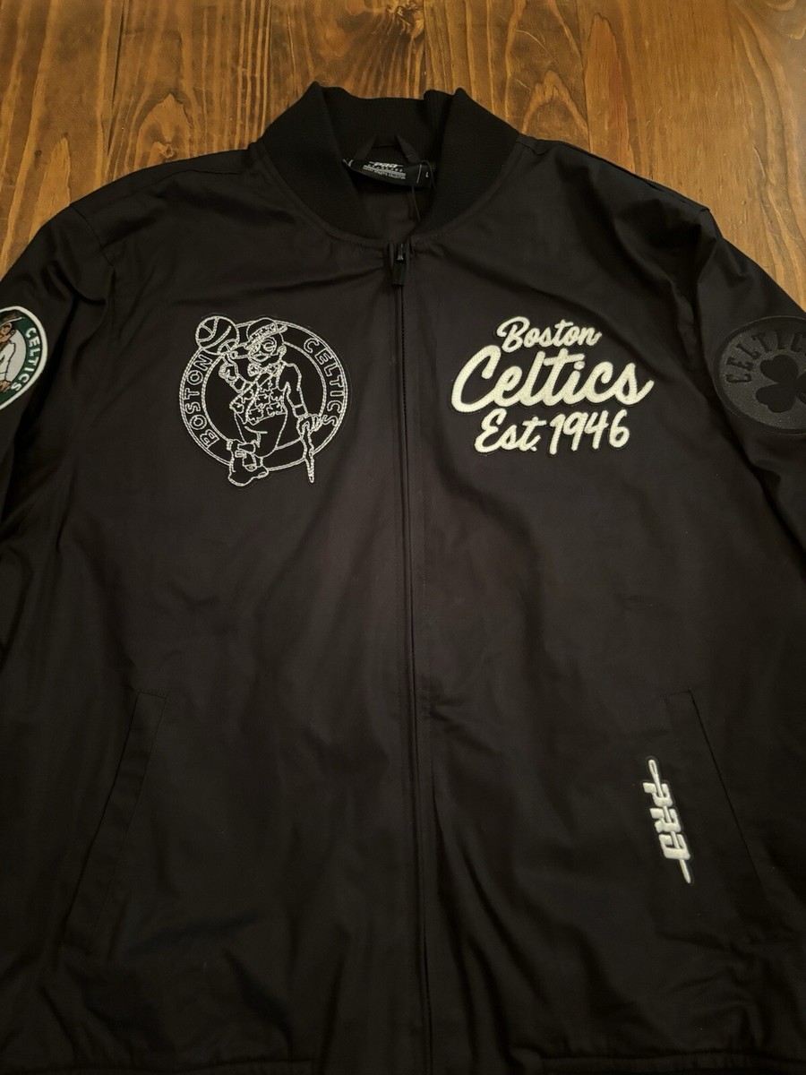 ☘️Pro Standard Boston Celtics Black Jacket Champions ☘️Pro Standard Boston Celtics Black Jacket Champions