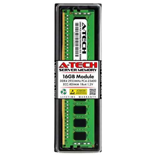 Memoria RAM 16 GB 1Rx4 PC4-2933 RDIMM GIGABYTE H261-H61 MH61-HD5 R281-3C2 MR91-FS0 - Imagen 1 de 3