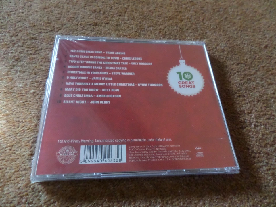 CD ALBUM NEW & SEALED COUNTRY CHRISTMAS TRACE ADKINS CHRIS LEDOUX CYNDI THOMSON - Image 2 of 2