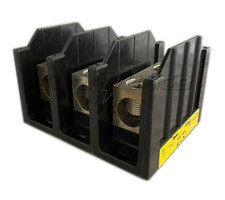 Eaton/Bussmann 16306-3 Power Splicer Block, 380 Amp, 3-Pole, 600Vac, 500-6 Cu/Al