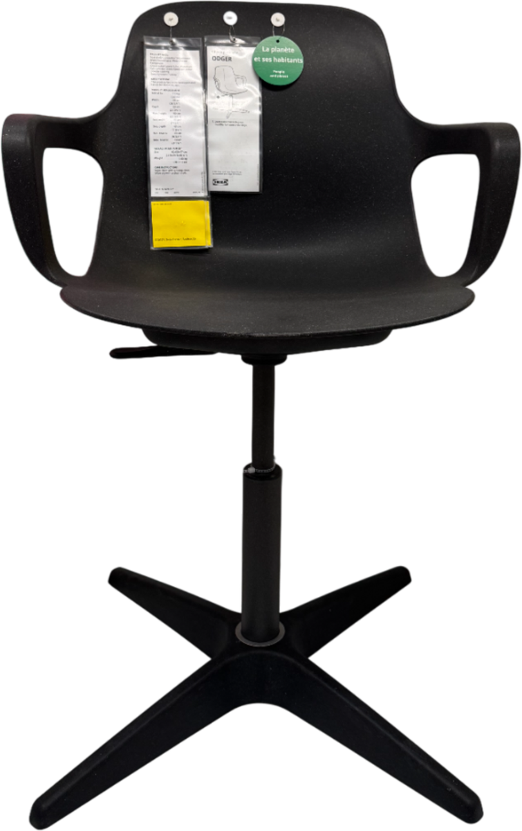 Brand New IKEA ODGER Anthracite Swivel Chair