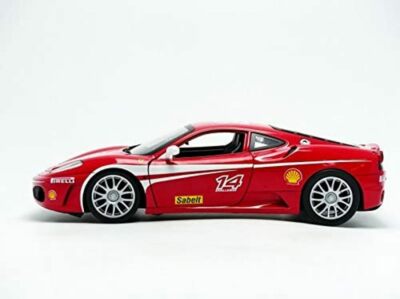 Ferrari F430 Challenge #14 2005 Red Hotwheels P4403 1/18 Metal