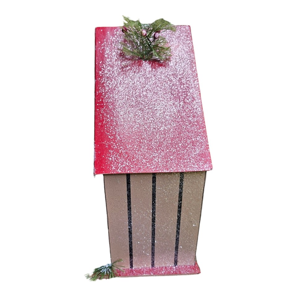 Cracker Barrel Christmas To Remember Birdhouse Tree Topper Cardinal