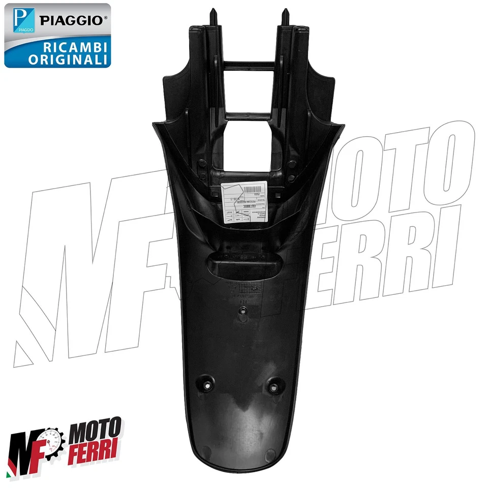 Parafango Portatarga Posteriore Piaggio Liberty 50 125 150 MOC 2T 4T 2009 / 2016 - Immagine 4 di 4