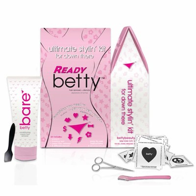 Ready Betty Ultimate Stylin Kit Hair Removal For Down There