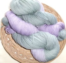 hand dyed  Merino 3 ply sport  non superwash  subtle color  3.5 oz / 328 yds