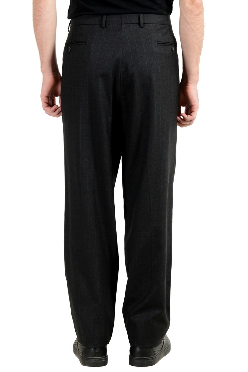 Pantalon Habillé Homme Gianfranco Ferré 100% Laine à Carreaux - Taille US 42 (IT 58) - Neuf Avec étiquettes