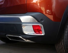 ABS Rear Tail Fog Light Cover Trim For Peugeot 3008 / 3008 GT 2016-2017  2pcs