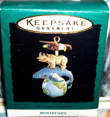 Precious Creations`1995`Miniature-Another Of Gods Creations,Hallmark Ornament