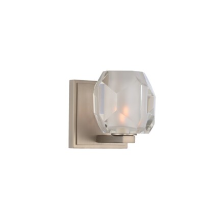 Kalco Lighting Regent 1 Light Wall Sconce, Satin Nickel - 302831SN