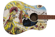 JAIMOE & BUTCH TRUCKS SIGNED AUTOGRAPH CUSTOM 1/1 ACOUSTIC GUITAR ALLMAN JSA COA