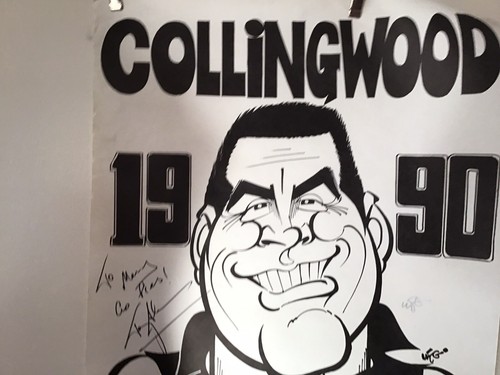 Collingwood Poster WEG Tony Shaw Genuine 1990’ AFL Vintage & Grand Final Special - Picture 2 of 6