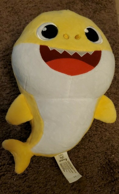 yellow shark toy