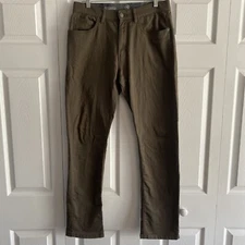 Cloudveil Wayfarer Green Trail Pants Men's size 32x32 Modern Straight Fit Gorp
